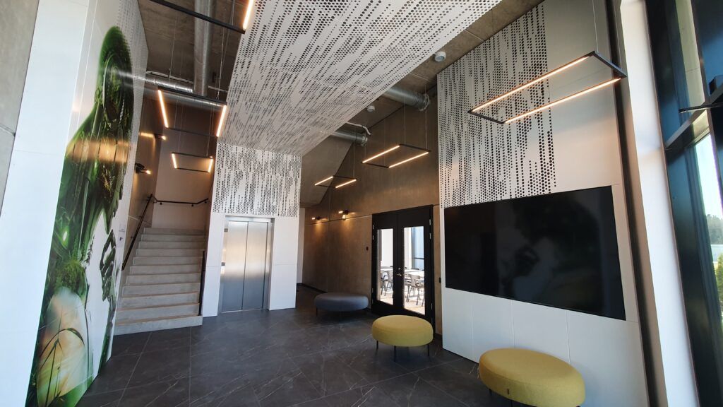 Office building lobby