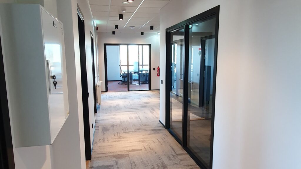 First-floor corridor